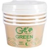 Gogreen Compostable food containers with lids Go Žalias 350ml 5pcs/0,088kg