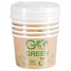 Leifheit Gogreen kompostuojami maisto indeliai su dangteliais Go Žalias 230ml 5vnt/0,06kg