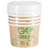 Gogreen kompostuojami maisto indeliai su dangteliais Go Žalias 230ml 5vnt/0,06kg