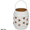 Garden4You Balta kora świecu laterna 8.5 cm 7.00 x 7.00 x 8.50 GARDEN ENJOY