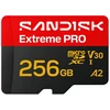 Kortelė SanDisk Sandisk Extreme Pro Micro SD UHS-I 256GB MicroSD 250MB/s(R) / 170MB/s(W)