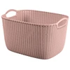La Ka Pe Curver Basket Knit L rectangle 19L 40x30x23cm pink