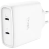 TRUST GaN įkroviklis MAXO 65W 2 prievadų, USB-C, baltas