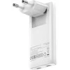 Verbatim GaN Travel Charger Fold 'n' Go 65W, 2×USB-C PD EU Plug, Baltas