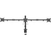 Laikiklis Deltaco Triple Desk Mount, tilt, swivel, rotate, 13-27", 7kg