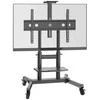 Laikiklis ONKRON TS1891-B Mobile tilting stand for TVs 50‘-90’, max. 100 kg, juodas