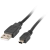 LANBERG CA-USBK-11CC-0018-BK kabelis USB 2.0 mini AM-BM5P su feritu 1,8 m