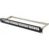 Lanberg Patch Panel tuščias 24 prievadai 1U 19" FTP Keystone juoda moduliams