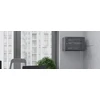 Lanberg prie sienos montuojama instaliacinė spintelė 19" 4U 600X600 | WF01-6604-23S | Pilkas