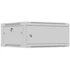 Lanberg prie sienos montuojama instaliacinė spintelė 19" 4U 600X600 | WF01-6604-00S | Pilkas