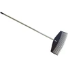 Brightsign Sauber Leaf Rake with handle juodas 50cm