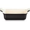 Le Creuset Rectangular Heritage Stoneware 19x14cm / 1,1L juodas