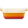 Le Creuset kepimo indai stačiakampis Heritage Stone masės 19x14cm / 1,1L Oranžinis
