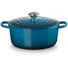 Le Creuset Cast iron puodas round Ø26cm / 5,3L mėlynas