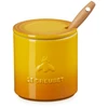 Excellent Housware Le Creuset medaus indelis su šaukšteliu, 420 ml, geltonas, keramikos dirbiniai