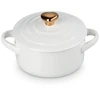 Le Creuset Trauks Mini Cocotte akmens masas O10cm balts