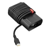 Lenovo | ThinkPad | 65W Slim | ThinkPad 65W plonas kintamosios srovės adapteris – USB Type-C yra naujas adapteris, sukurtas su mažesnio dydžio ir kabelių valdymu. Tai puikus jūsų ThinkPad nešiojamųjų kompiuterių pakaitalas arba atsarginis maitinimo adapteris. | C tipo USB | kintamosios srovės adapteris