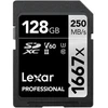 Lexar atminties kortelė SDXC 128GB Professional 1667x UHS-II U3 V60