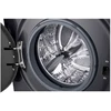 LG | Skalbimo mašina | F4X1009NMB | Energy efficiency class A | Front loading | Skalbimo talpa 9kg | 1400 RPM | Gylis 55 cm | Plotis 60 cm | Ekranas | LED | Steam function | Direct drive | Wi-Fi | Graphite Juodas