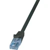 LOGILINK CP3033U LOGILINK - Komutacinis kabelis Cat.6A 10GE Home U/UTP EconLine juoda 1,00m