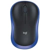 Logitech Belaidė pelė M185 juodas mėlyna