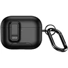 iLike Dėklas do słuchawek Dux Ducis Apple AirPods Pro 3 PECQ Series PC+TPU Cover su karabinu Juodas