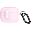 iLike Maciņš austiņām Dux Ducis Apple AirPods Pro 3 PECQ Series PC+TPU Cover su karabinu Baltas Rožinė