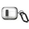 iLike Dėklas na ausinės Dux Ducis Apple AirPods Pro 3 PECR Series PC+TPU Cover su karabinu Pilkas