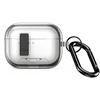 iLike Dėklas na ausinės Dux Ducis Apple AirPods Pro 3 PECR Series PC+TPU Cover su karabinu Pilkas