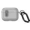 iLike Dėklas do słuchawek Dux Ducis Apple AirPods Pro 3 PECL Series PC+TPU Cover su karabinu Pilkas