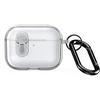 iLike Dux Ducis Dėklas na ausinės Apple AirPods Pro 3 PECL Series PC+TPU Cover su karabinu Clear