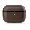 Evelatus Dėklas do słuchawek Apple AirPods Pro Leather apsauginis dėklas Brown ELCAPPDBK