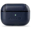 Evelatus Dėklas do słuchawek Apple AirPods Pro Leather apsauginis dėklas Dark Mėlyna ELCAPPDBL