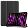 Dėklas na tablet iLike Dėklas książka iPad Air 13 (2024) 6th Gen Tri-Fold Eco-Leather* Stand Case Juodas ILK-TRC-A9-BK