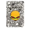 Dėklas na tablet iLike Dėklas książkowe Samsung Galaxy Tab A8 10.5 (2021) Planšetė Case Design SM-X200/SM-X205 Burger ILISAMA8TABB