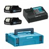 MAKITA Rinkinys MAITINIMO 12V 2x1,5Ah (BL1016x2+DC10SB) MAKPAC