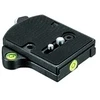 Manfrotto 394 Quick Adaptor "Low Profile" tripod Juodas