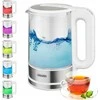 Mesko | Virdulys | MS 1301w | Electric | 1850 W | 1.7 L | Glass | 360° rotational base | Baltas