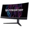 Monitorius „ACER Predator X34Vbmiiphuzx“ 34 colių WQHD OLED lenktas 1800R 175Hz 21:9 1000 nitų 0,03 ms 2xHDMI DP C tipo garso išvestis USB šakotuvas „True Juodas“