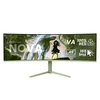 Monitorius Arozzi Nova 49 " VA 32:9 165 Hz 4 ms 5120 x 1440 pikselių 350 cd/m HDMI jungtys quantity 2 Forest Žalias AZ-NO-49TUW165-FST (850072937021)