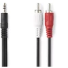 Nedis Kabelis 2xRCA - 3.5mm stereo kištukai 3.0m