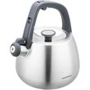 Virdulys, Nerūdijančio plieno virdulys su švilpuku, šlifuoto sidabro spalvos, talpa 2,5 l, Klausberg, kb-7773