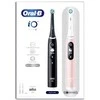 Dantų šepetėlis Oral-B iO Series 6 -sähköhammasharja, tuplapakkaus, musta / pinkki