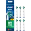 Oral-B Pro Cross Action Replaceable Toothbrush Heads, 6-pack, Baltas