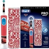 Elektrinis dantų šepetėlis vaikams Oral-B Vitality Pro 103  Kids 3+ Cars, su dėklu