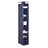 ORDINETT Aptel Organizer wiszący su 10 półkami 20x29x120cm Mėlyna (1234013)