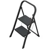 Hailo Folding step bench K44 StandardLine / steel / 2 steps, safety handle / juodas