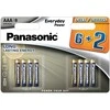 Panasonic Batteries Panasonic baterijos „Panasonic Everyday Power“ baterija LR03EPS/8B (6+2)