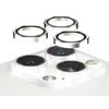Panzer Glass PanzerGlass PanzerGlass Hoops iPhone 15 Pro, Pro Max Baltas Metal