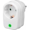 Goobay Apsaugotas nuo viršįtampių lizdo adapteris, baltas, CE, GS, 230 V, 77,2 mm, 76 mm, 51,3 mm